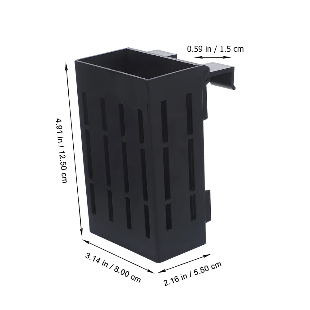 2pcs Aquarium Hanging Plant Holder
— Plastic Water Plant Pots with
Ventilation for Fish Tank Decor