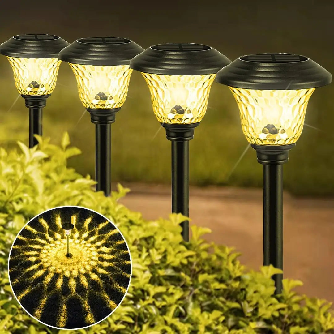 Solar Mushroom Garden Stake Lights —
Vibrant LED Pathway Lights for
Walkways, Lawn & Driveway Decor