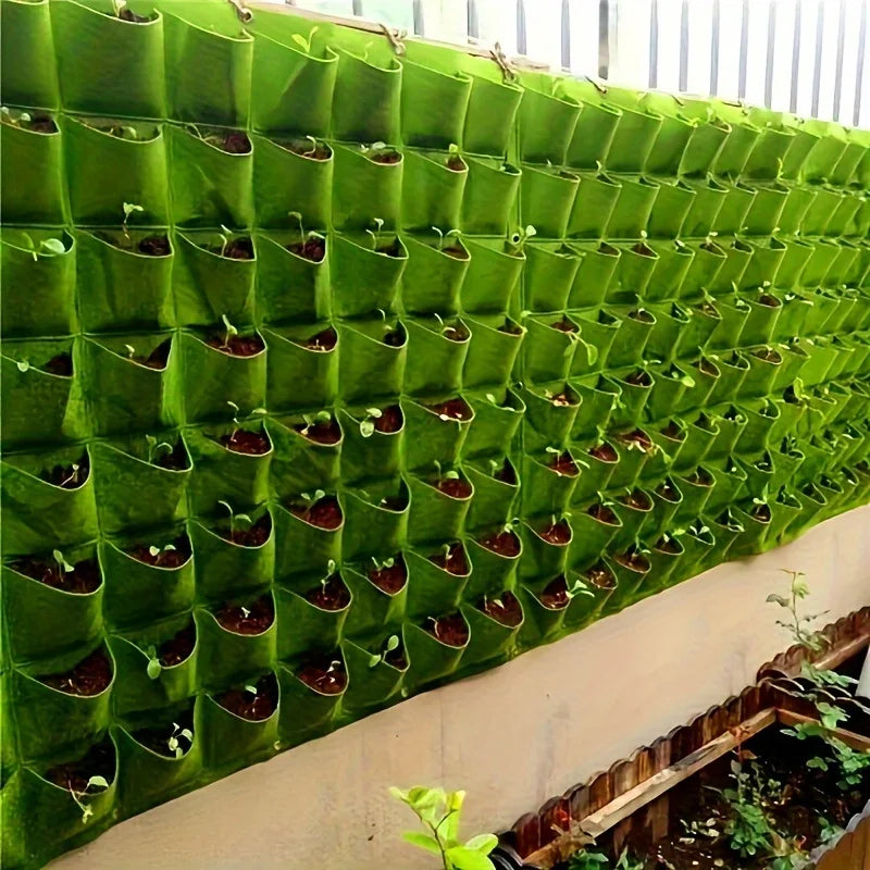 Vertical Hanging Wall Planter Bag — Multi Pocket Grow Your Own Garden