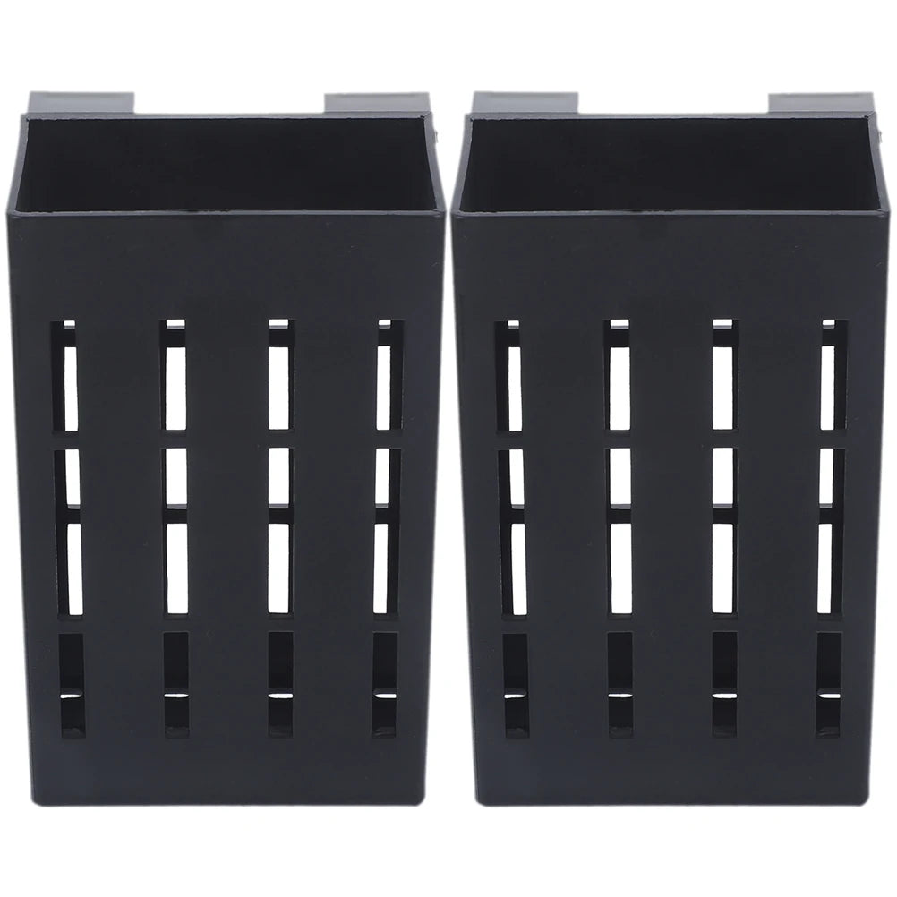 2pcs Aquarium Hanging Plant Holder
— Plastic Water Plant Pots with
Ventilation for Fish Tank Decor