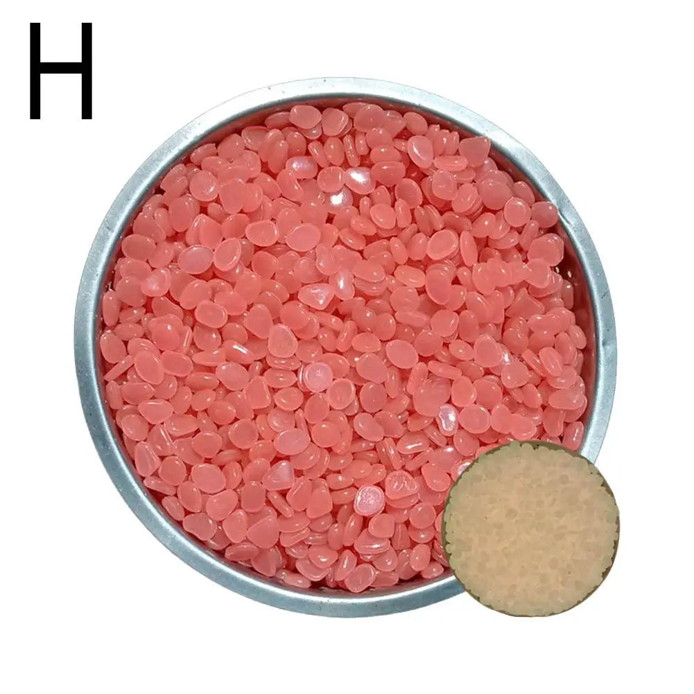 50Pcs Glow in the Dark Garden Pebbles For Sidewalk Garden Terrace Lawn Garden Patio Fish Tank Aquarium Decoration Glow Stone