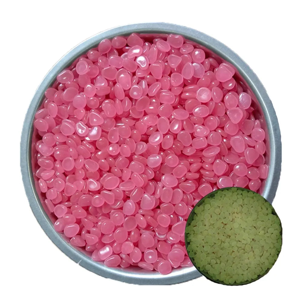 600pcs Mini Resin Glow in the Dark
Pebbles — Colourful Stones for
Aquarium, Garden & Lawn Decoration