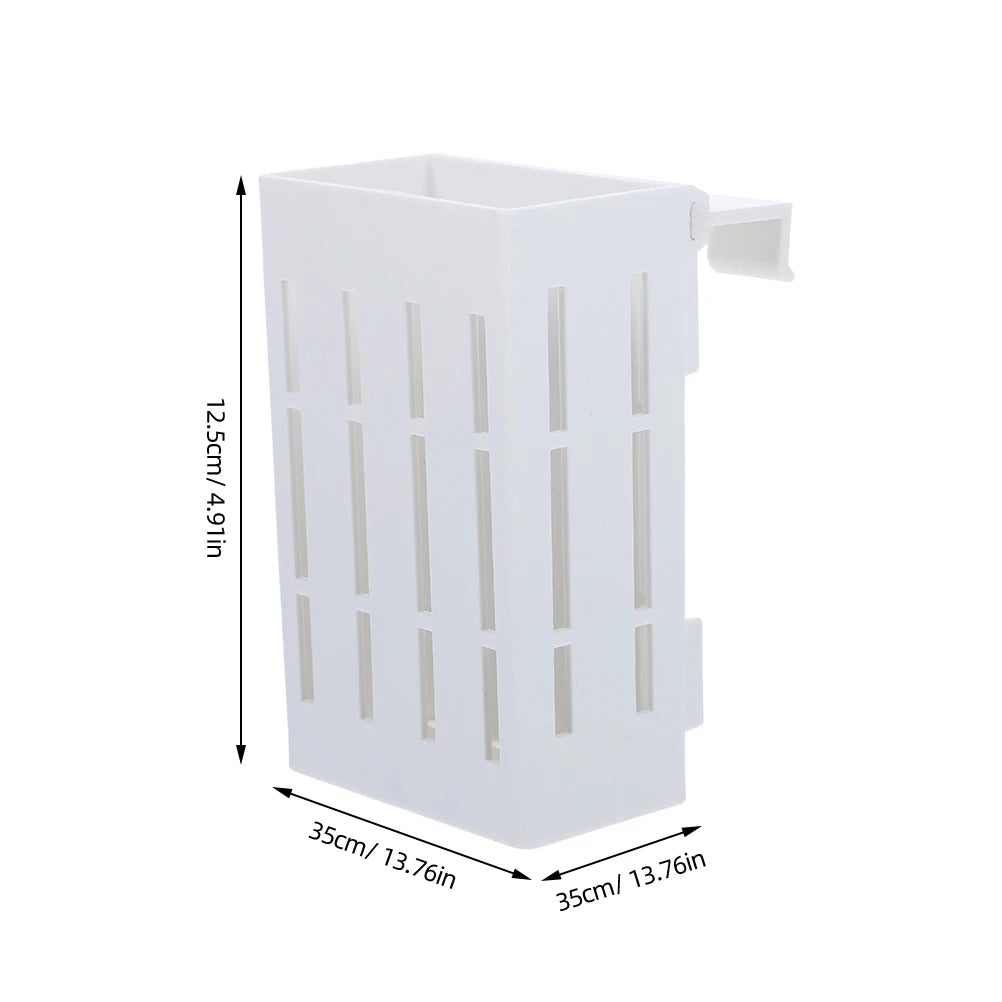 2pcs Aquarium Hanging Plant Holder
— Plastic Water Plant Pots with
Ventilation for Fish Tank Decor