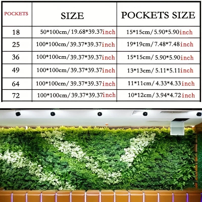 Vertical Hanging Wall Planter Bag — Multi Pocket Grow Your Own Garden