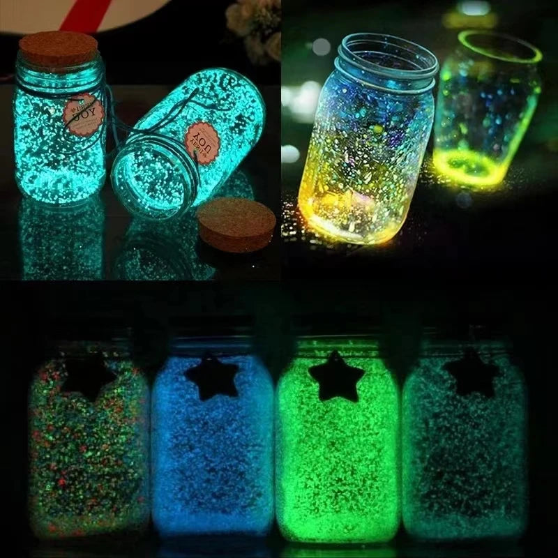 3-5mm Glow in the Dark Pebbles - DIY Craft Materials for Potted Plant, Aquarium & Fairy Garden Decoration