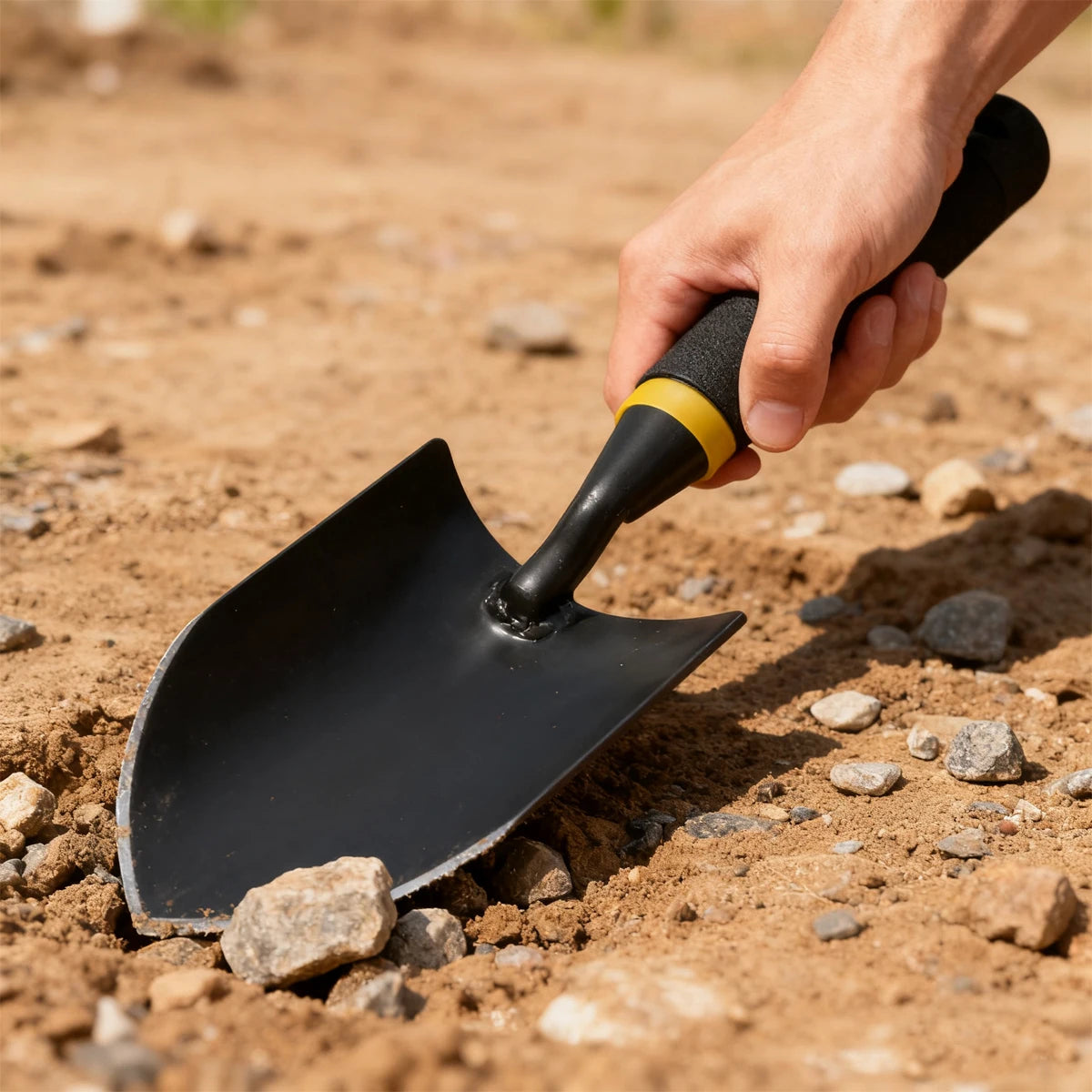 Stainless Steel Mini Garden Shovel — 
Multifunctional Hand Tool for Outdoor 
Planting, Digging & Soil Work