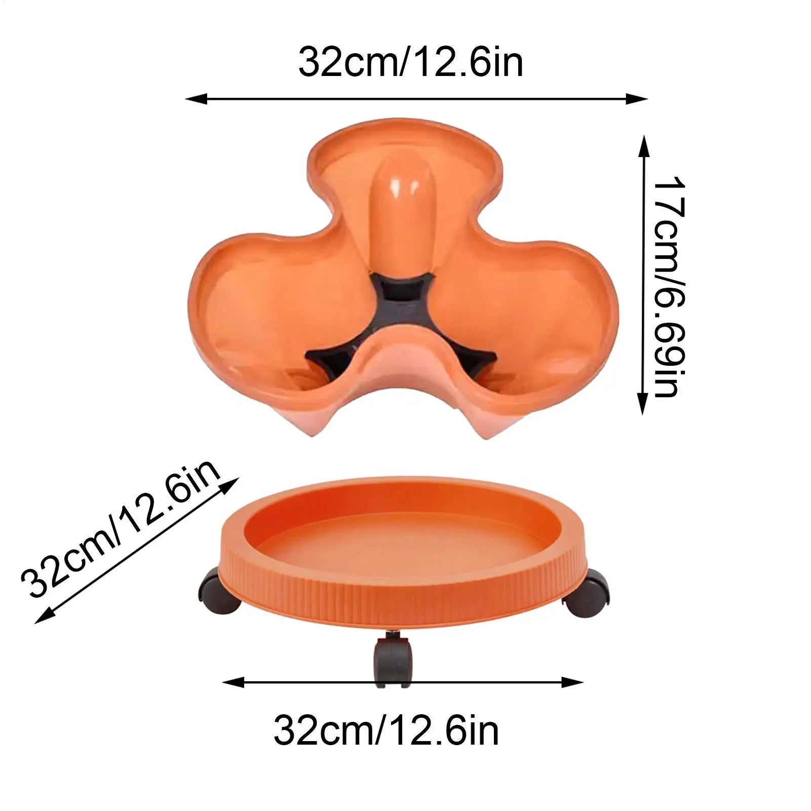 4 Tier Vertical Garden Tower Planter — Stackable Indoor & Outdoor Gardening Pots with Tray