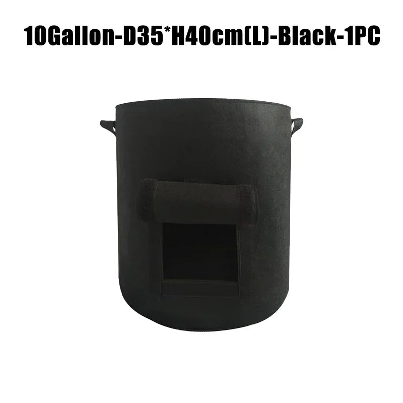 5 & 10 Gallon Plant Grow Bags — 
Potato, Vegetable & Greenhouse 
Growing Bags with Moisturising