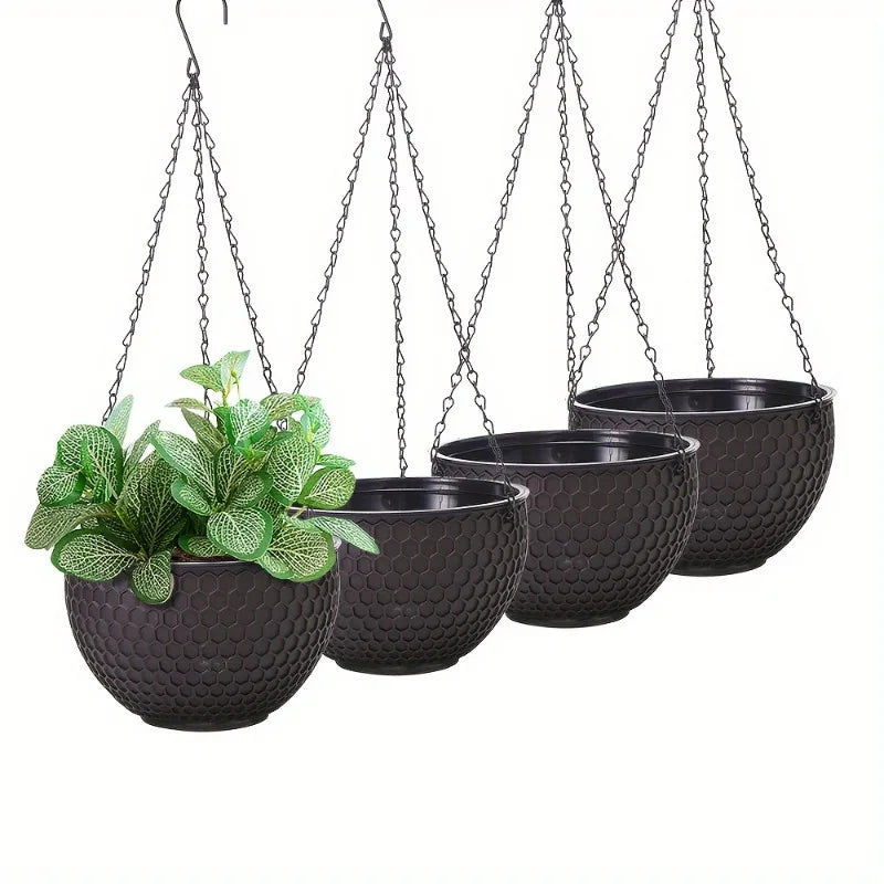 Macrame Hanging Planter Basket — 
Indoor & Outdoor Flower Pot Holder 
for Home Decor & Garden Display