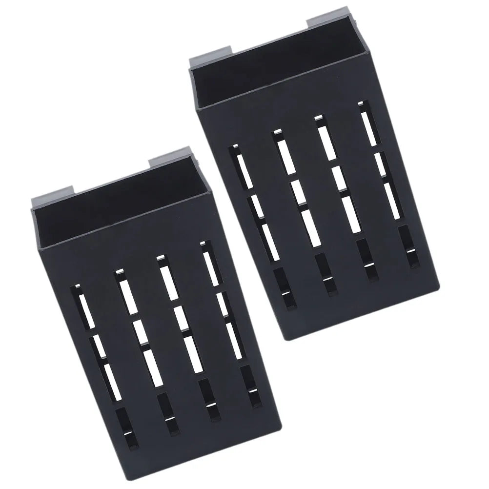 2pcs Aquarium Hanging Plant Holder 
— Plastic Water Plant Pots with 
Ventilation for Fish Tank Decor