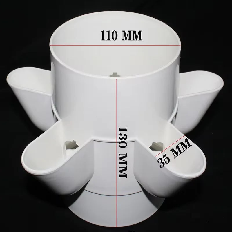 14 Layer Hydroponic Vertical Tower Garden — 70 Hole Indoor Growing System