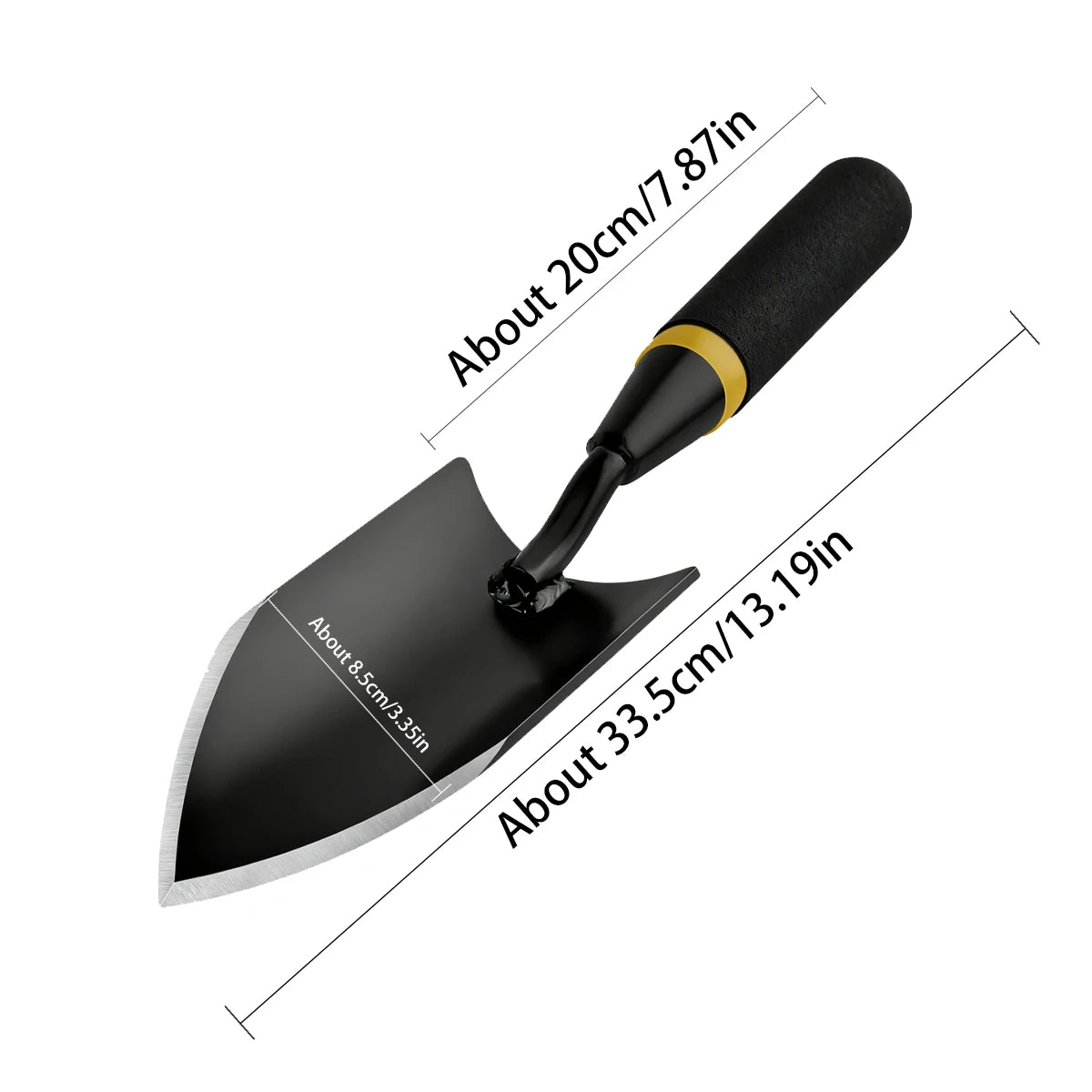 Stainless Steel Mini Garden Shovel — 
Multifunctional Hand Tool for Outdoor 
Planting, Digging & Soil Work
