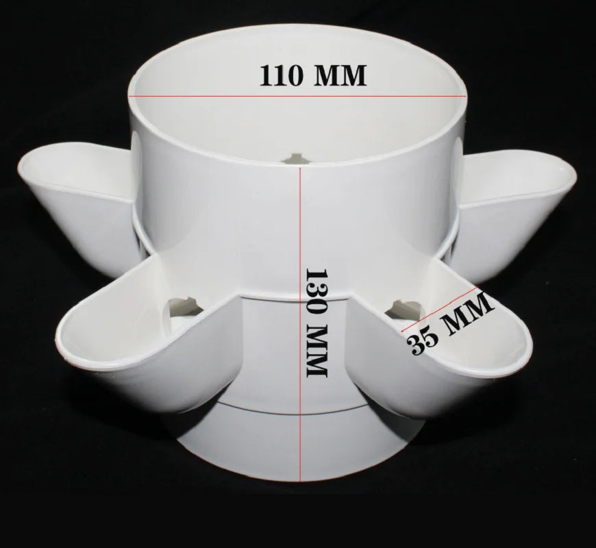 Vertical Hydroponic Growing Tower — DIY Balcony & Garden Greenhouse Vegetable Planter