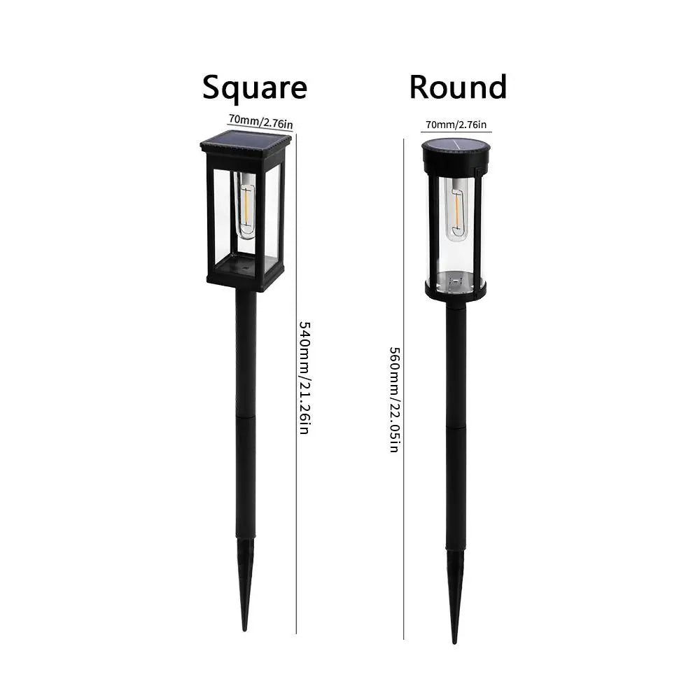 8 Pack Solar Pathway Garden Lights 
— Waterproof Outdoor Landscape Lamps 
for Yard, Patio & Driveway Decor