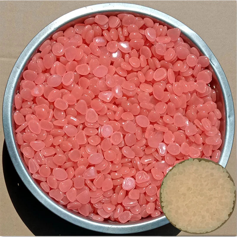 Glow-in-the-Dark Garden Pebbles – 500pcs Luminous Stones