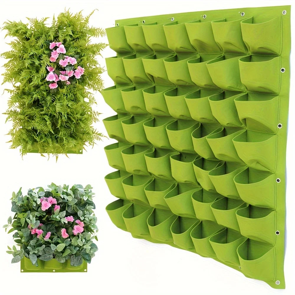 Vertical Hanging Wall Planter Bag — Multi Pocket Grow Your Own Garden