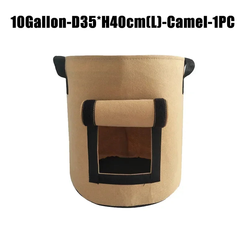 5 & 10 Gallon Plant Grow Bags — 
Potato, Vegetable & Greenhouse 
Growing Bags with Moisturising