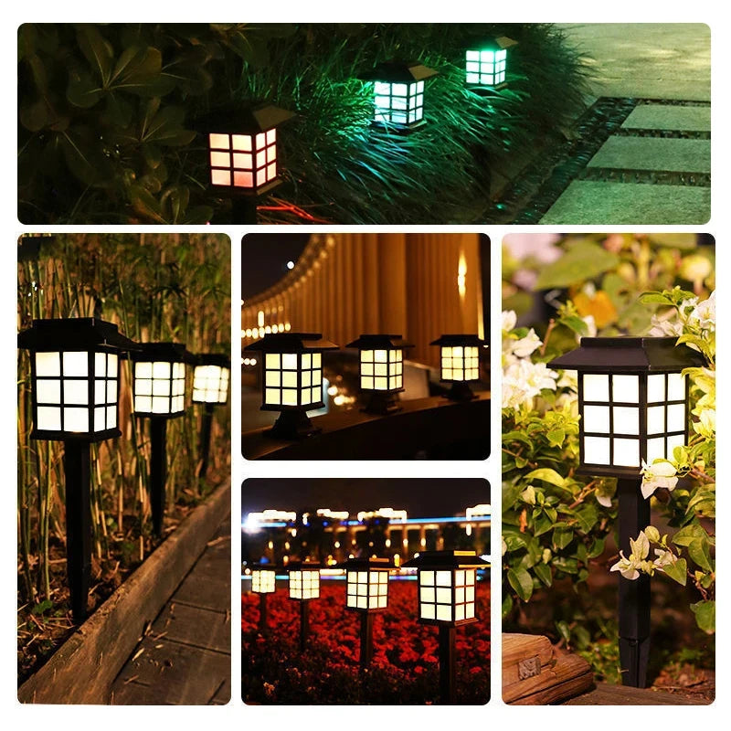 8 Pack Solar Pathway Garden Lights 
— Waterproof Outdoor Landscape Lamps 
for Yard, Patio & Driveway Decor