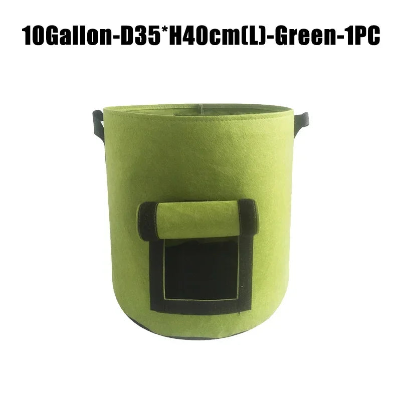 5 & 10 Gallon Plant Grow Bags — 
Potato, Vegetable & Greenhouse 
Growing Bags with Moisturising