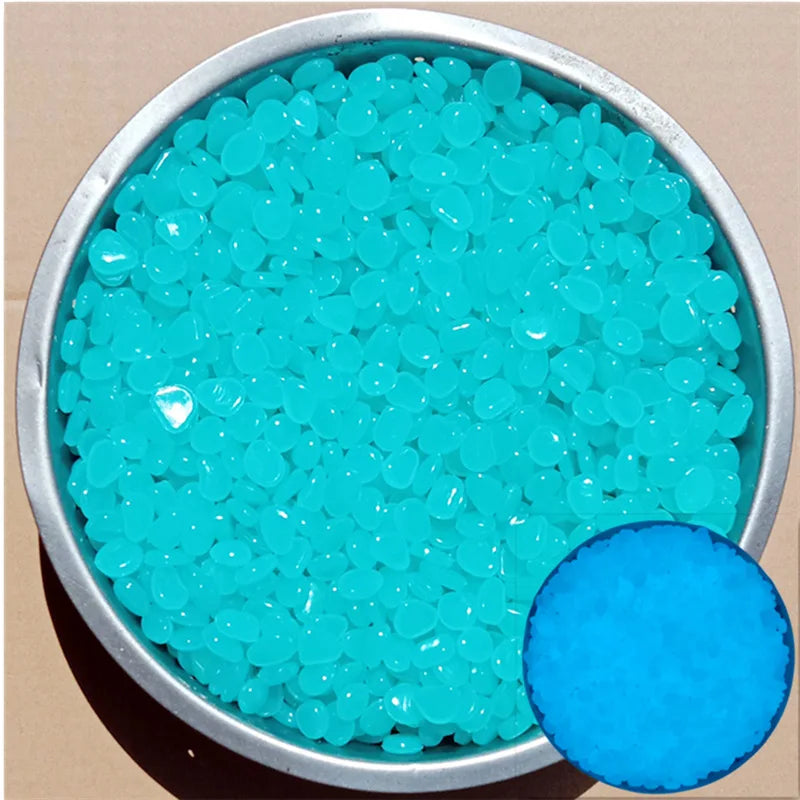 Glow-in-the-Dark Garden Pebbles – 500pcs Luminous Stones